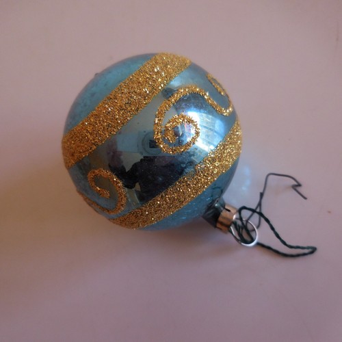 Lot 9 boules décorations guirlandes sapin Noël vintage art déco design XX France - Imagen 33 de 120