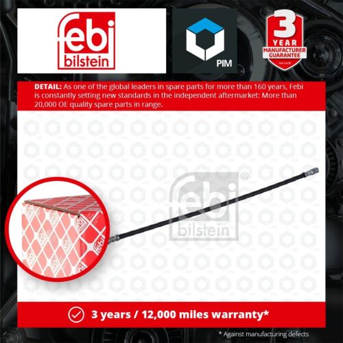 Brake Hose fits MERCEDES 609 T2 4.0D Rear Left or Right 86 to 94 Hydraulic Febi - Afbeelding 1 van 3