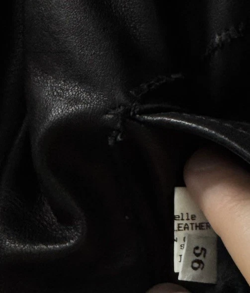 $25k Brioni Fur Black Bomber Jacket Italy Stunning Leather Lined Reversible - product detail image 13