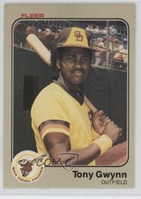 1983 Fleer Tony Gwynn #360 Rookie RC HOF 7um