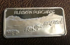 1oz Vintage 1975 Silver Bar .999 American Greatest Events ALASKAN PURCHASE