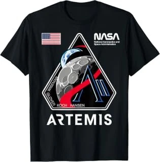 NASA Artemis II Mission Patch T-Shirt for Kids and Adults - Space Program 2026 - product listing photo