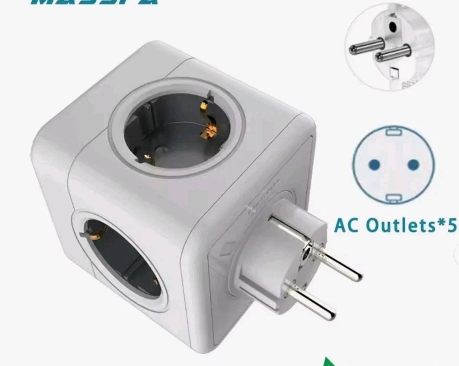 Steckdosenwürfel Ohne Kabel 3 Fach Steckdosenleiste Mit 4 USB, 7 In 1