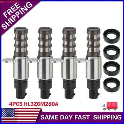 4PCS For 2017-2024 Ford F150 3.5L VCT Solenoids Camshaft Timing Control Solenoid