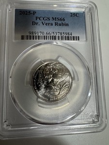 PCGS MS66 2025-P Dr. Vera Rubin 25C America the Beautiful Quarter