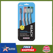 Reach Advanced Design Toothbrush Frim Bristles 7 Count Value Pack Tooth Brushes