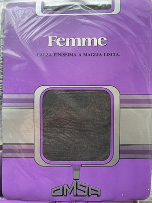 1 Paar OMSA Damen RHT Original Sexy Socken x Strumpfhalter Gr.9e1/2 Col. Schwarz