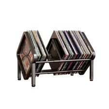 Vinyl Record Storage,80-100 LP Scalable Vinyl Record Holder,Retro Style Organ