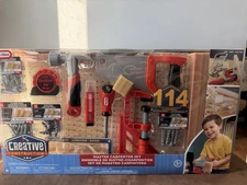 New Little Tikes Creative Construction Master Carpenter 114pc Set Bundle 1851465