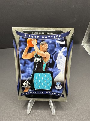 Shane Battier 2004-05 SP Game Used #AF-SB Authentic Fabrics Memphis Grizzlies