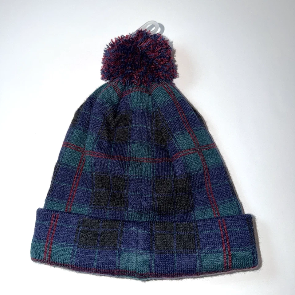 Nike Air Jordan Youth Plaid Beanie Chicago Bulls Michael Jordan - New - Image 2 of 4