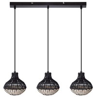 HäNgelampe Pendelleuchte Esszimmerleuchte Wohnzimmerlampe 3 Flammig H 150 Cm