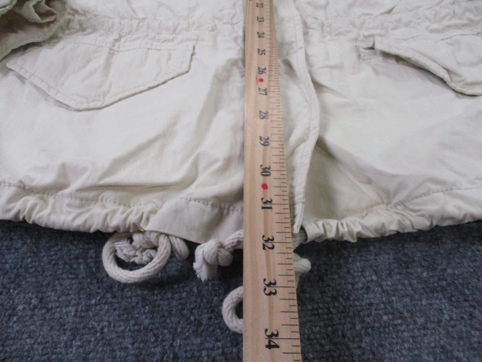 Chaqueta Denim Supply Ralph Lauren Mujer L Beige Lona Guía Exterior Carga Senderismo Foto 4 de 4