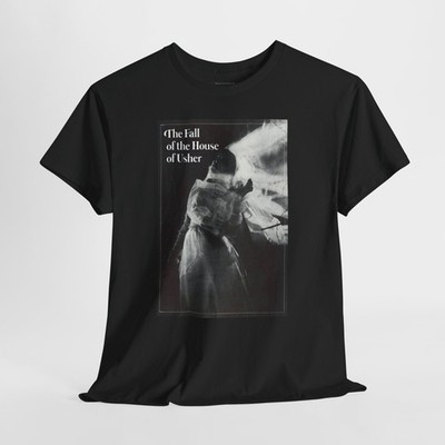 Fall of the House of Usher 1928 Retro Movie Poster Horror Unisex Graphic T-Shirt