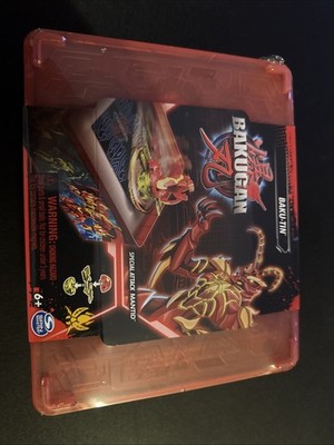Bakugan Baku-Tin Special Attack Mantid (New & Sealed)   Red Case Collector s Tin