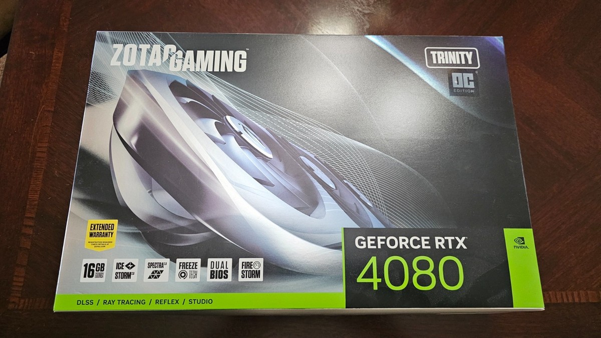 ZOTAC GAMING GeForce RTX 4080 Trinity OC 16GB GDDR6X Graphics Card