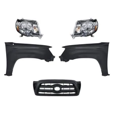 For Toyota Tacoma 05-10 5-Piece Kit (Driver and Passenger Side Headlights,