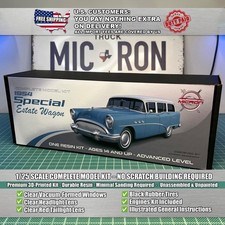 1/25 1954 Buick Special Estate Wagon Resin Model Kit with Engine, Tires & Clears