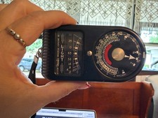 Vintage Weston Master Universal Exposure Meter Model 715 Analog Light Meter