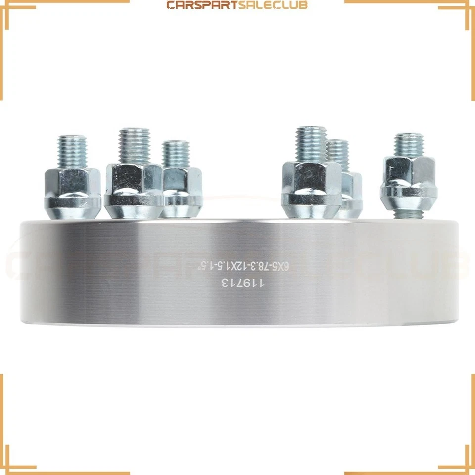 2 Piezas 1.5" 6x5 12x1.5 tacos espaciadores de rueda para Buick Rainier 4.2L 2004-2007 Foto 4 de 4