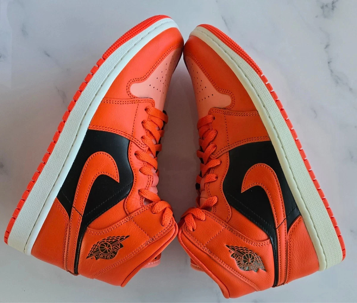 Jordan 1 SE Mid Rush Orange W for sale | eBay