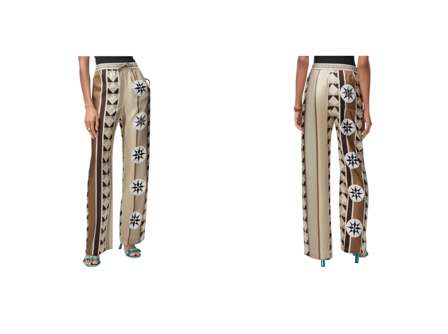 Loewe Paula's Ibiza Silk Wide Leg Pants NWT $1990 Size Medium | eBay