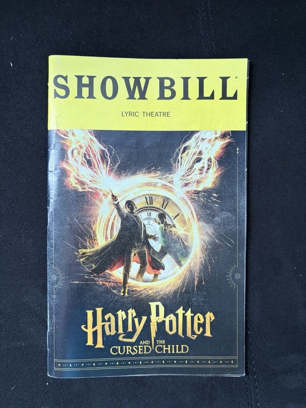 Harry Potter Cursed Child Playbill Malfoy Tom Felton Broadway NYC Showbill 