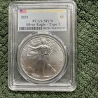 2021 Silver Eagle Type-1 PCGS MS70 Last Day of Production