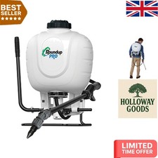 Image of Heavy-Duty Manual Backpack Sprayer - 4 Gallon with Adjustable Straps & Nozzles
