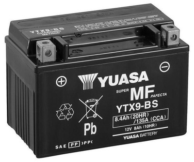 Passend für E-Ton Matrix R4-150 2012 YTX9 Yuasa Batterie