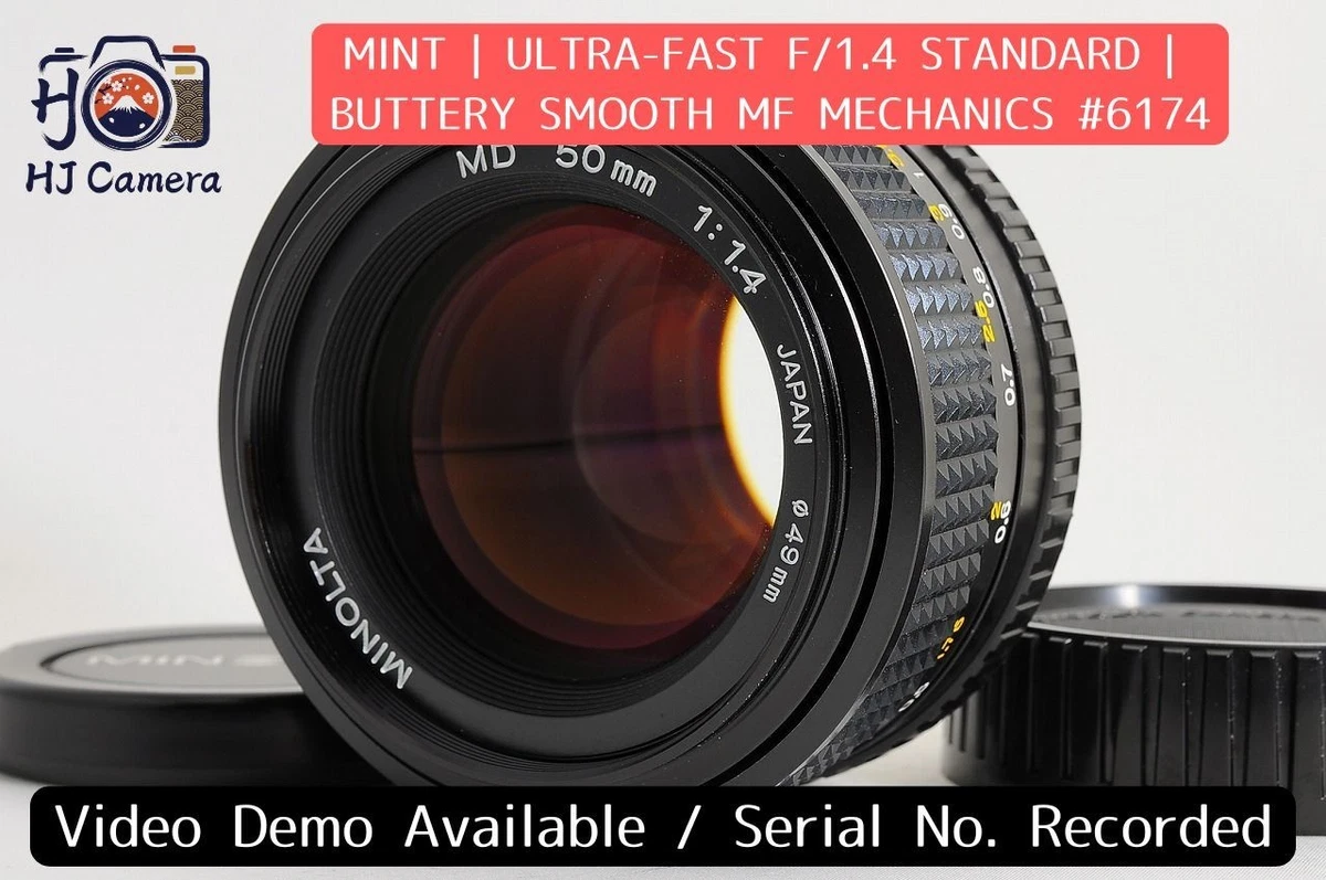 Minolta MD f/1.4 Lenses 50mm Focal for sale | eBay