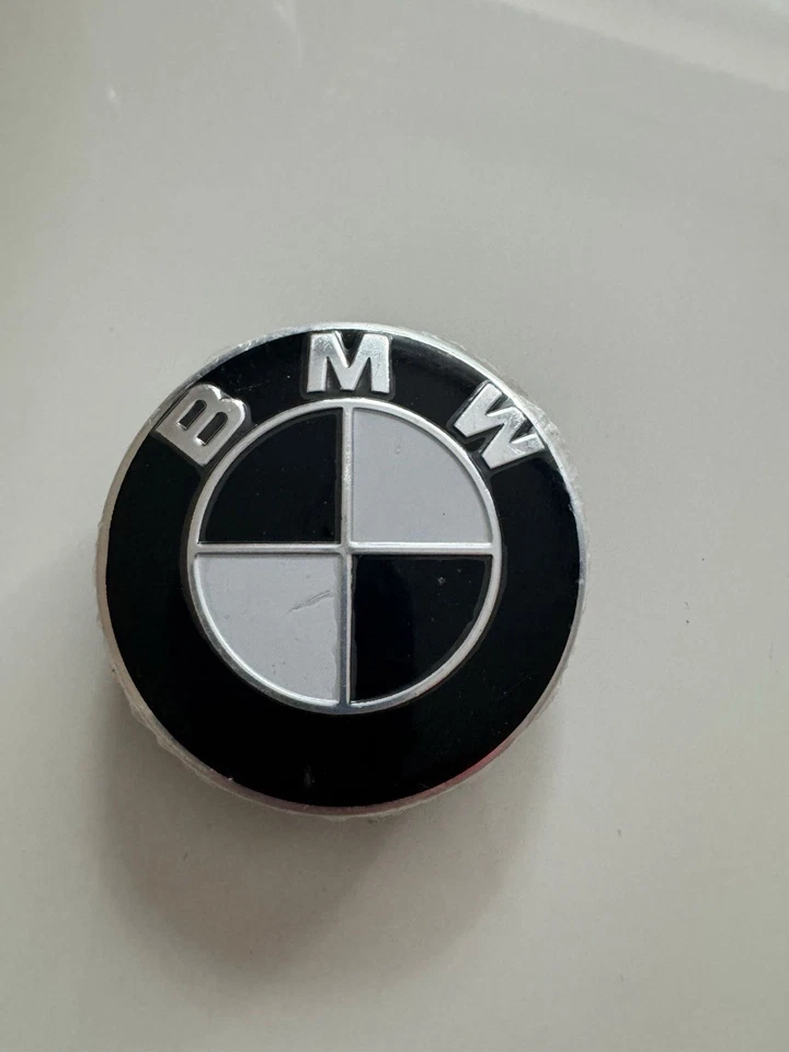 56mm X 4 BMW Wheel Centre Cap Badge Emblem F40 G20 G30 G80 F44 Black&white - Image 3 of 4