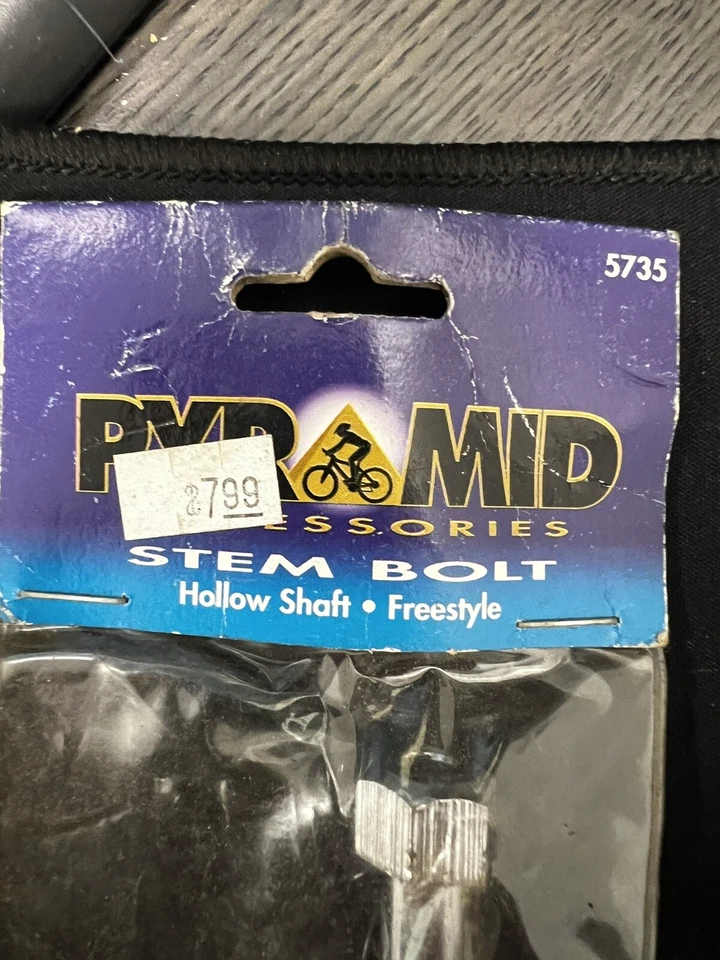 NOS Pirámide Cromo Vástago Perno 238mm Cabeza Allen con Cuña Foto 2 de 4