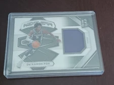 2017-18 Panini Spectra - Next Era #NXT-23 De'Aaron Fox /199 (MEM, RC)player worn