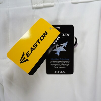 Pantalon De Softball Easton M Pro Femme – Blanc, Bande Rouge, Taille M, Neuf
