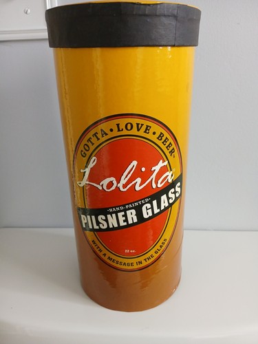 Lolita Hand Painted Pilsner 22 oz. Beer Glass- 9” "Honey-Do" - 第 1/6 張圖片