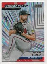 2024 Topps Stadium Club Spencer Strider Chief Fantasy Professionals Atlanta Brav