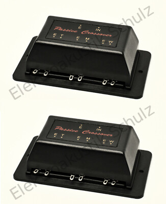 Rockwood 2x 3-Wege Frequenzweiche im Gehäuse 4 Ohm 1 kHz/4,5 kHz Trennfrequenzen