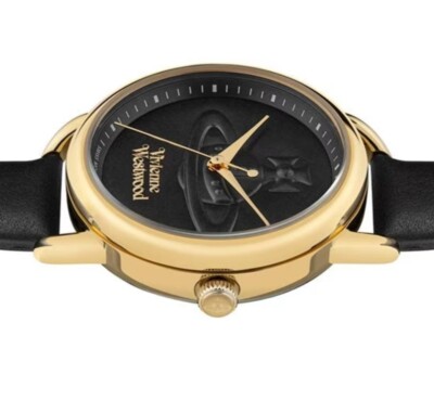 ■Vivienne Westwood■ Carnaby VV163GDBLK Vivienne Westwood Black Dial Ladies Watch VV163GDBLK