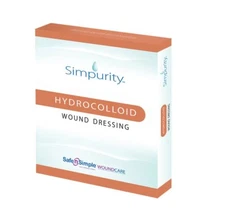 Safe N Simple Simpurity Hydrocolloid 4" x 4" BX of 12