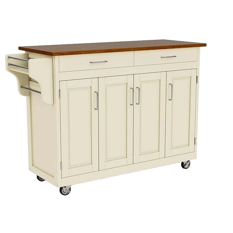 Carros de Madera Maciza Blanco