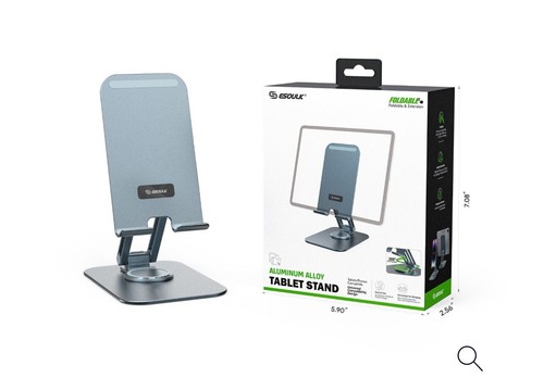 ESOULK Tablet-Ständer aus Aluminiumlegierung | Grau - Bild 1 von 9