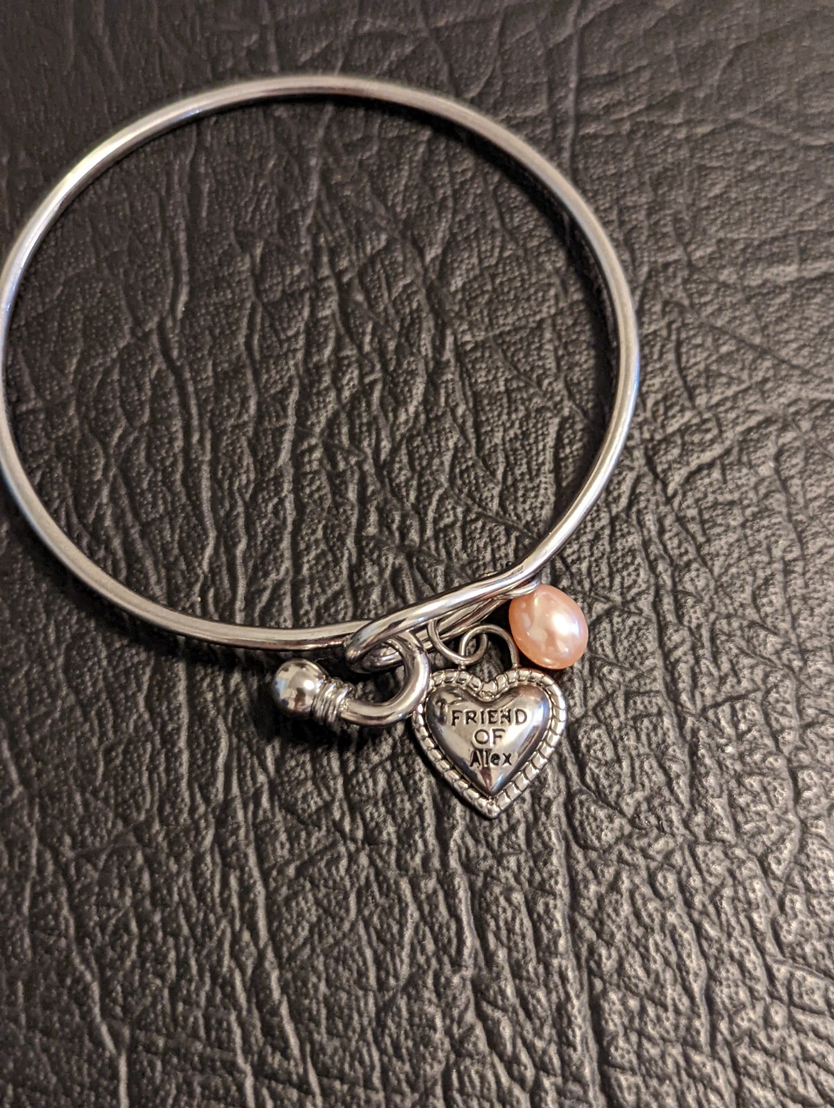 Alex Lemonade Stand Friend of Alex Heart Charm Honor… Gem