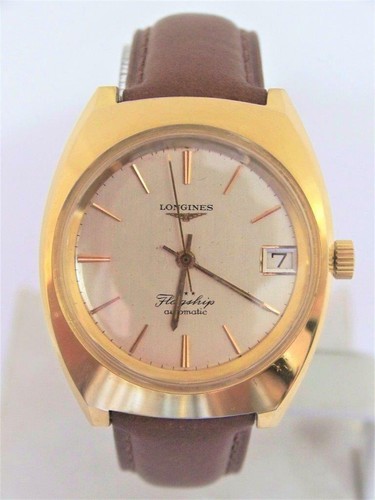 Vintage 18k GP LONGINES FLAGSHIP Automatic Watch Cal.343* EXLNT* SERVICED |  eBay