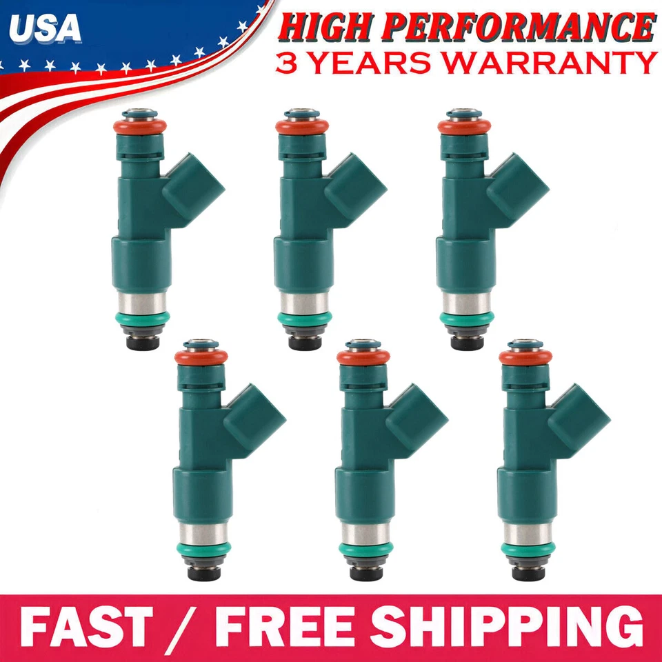 Inyectores de combustible para Land Rover LR2 2008 2009 2010-2012 3,2 L LR001982 FJ1032 6 piezas Foto 2 de 4