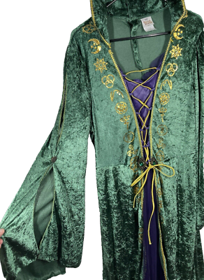 Hocus Pocus Green Costume Dress Adult Plus Size 1X Medieval Renaissance Witch | eBay Hocus Pocus Green Costume Dress Adult Plus Size 1X Medieval Renaissance Witch | eBay