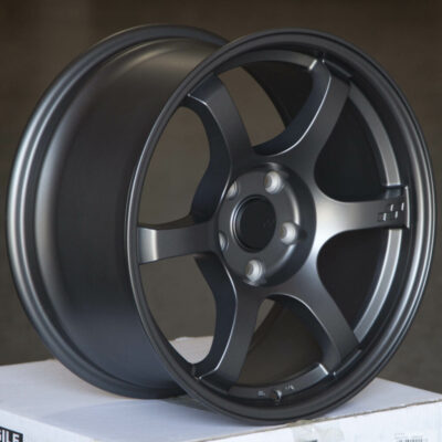 1 CIRCUIT CSF1 17x9 5x114.3 +35 MATTE GUNMETAL 57DR SPUN FORGED WHEEL RIM TE37