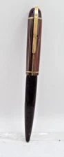 Eversharp Vintage Skyline Brown stripe Fountain Pen--fine  point--working
