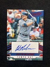 Austin Meadows 2019 Panini Prestige AUTO #/50 RED SP Tampa Bay Rays Autograph