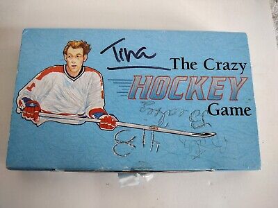 Vintage The Crazy Game Lot 2 Penguin and Hockey Puzzle Games Price Stern  Sloan